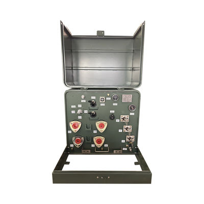 Купить 37.5kva  Single Phase Pad Mounted Distribution Transformer Oil Immersed 12000v To 240v 304 Stainless Stee Производство в сети
