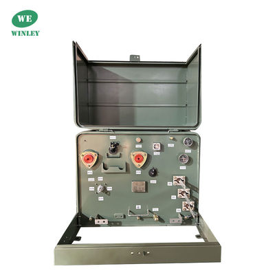 Купить 25 kVA Single-Phase Pad Mounted Distribution Transformer 12.47KV To 120V  Meets DOE 2016  CSA ANSI IEEE Standards Производство в сети