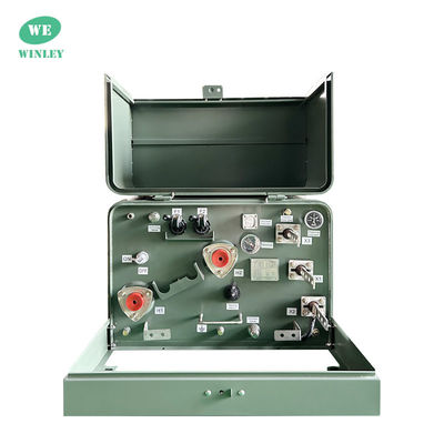 Купить UL Listed 25 kVA SinglePhase Pad Mounted Transformer 13200V To 240V Oil Immersed Power Electrical Distribution  Transformer Производство в сети