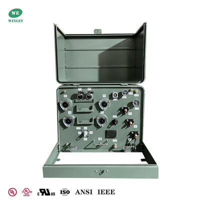 Купить Трансформатор на базе 1 фазы мощностью 100 кВА 22900 В до 120 В Трансформатор распределения питания ANSI IEEE Соответствие стандарту DOE 2016 Производство в сети