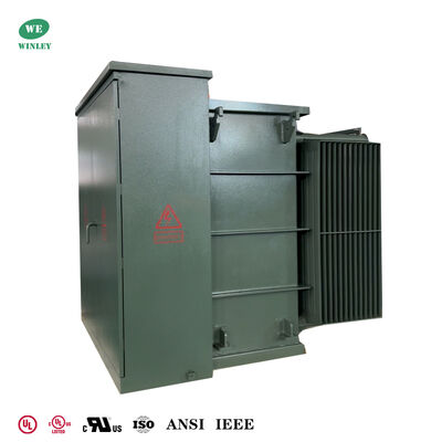 Купить Pad Mounted Transformer 3 Phase 1000Kva 34.5Kv to 208V Radial Feed Ceramic Sleeve oil immersed power transformer Производство в сети