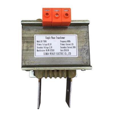 Купить Трансформатор 400Hz 62.5V управлением напряжения тока одиночной фазы 750VA 300A 12A к 2.5V Производство в сети