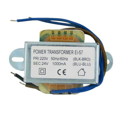 Купить Медь трансформатора 230V 24V 1000mA/1A одиночной фазы силы 24VA EI Производство в сети
