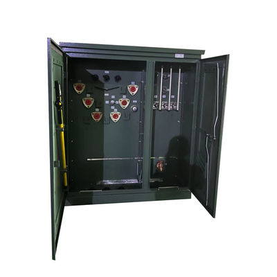 трехфазная пусковая площадка 225kVA установила тип медь масла трансформатора 12470V