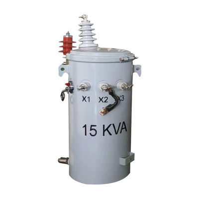 15kva Полюсная установка Распределение однофазного трансформатора Масло погруженное 4160v до 240v