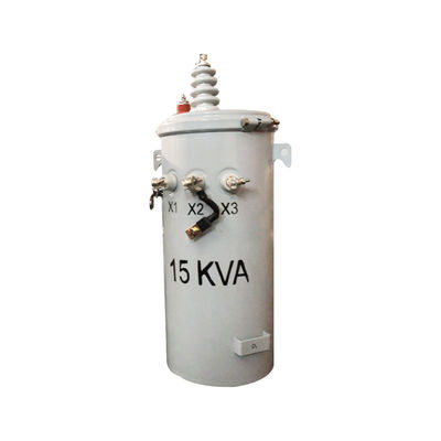 Трансформатор однофазного типа с полюсной установкой 15kva от 4160 до 240 В
