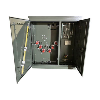 150kva Pad Mount Трёхфазный распределительный трансформатор с погруженным маслом мощность 34500V до 208V ANSI / IEEE C57