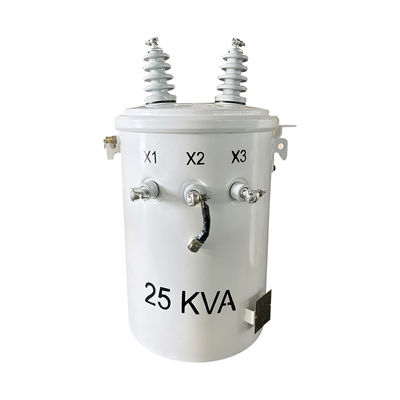 25 КВА однофазный трансформатор с полюсом распределения 4160V до 120V ANSI / IEEE C57