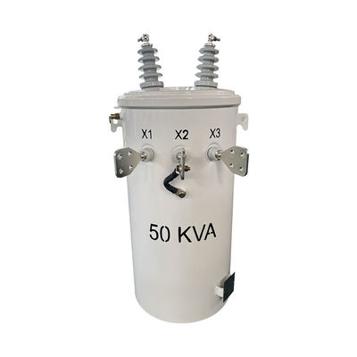 50kva однофазный столб с монтированным трансформатором с погруженным маслом распределение 4160V до 120/240V