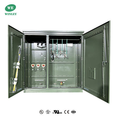 2100Kva Трехфазный трансформатор с установкой на подставку, распределение с погружением масла 13800 до 480 В IEEE C57