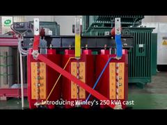 Сухой трансформатор литой конструкции 250 кВА, 400 В, литая эпоксидная смола, трансформаторы распределения электроэнергии